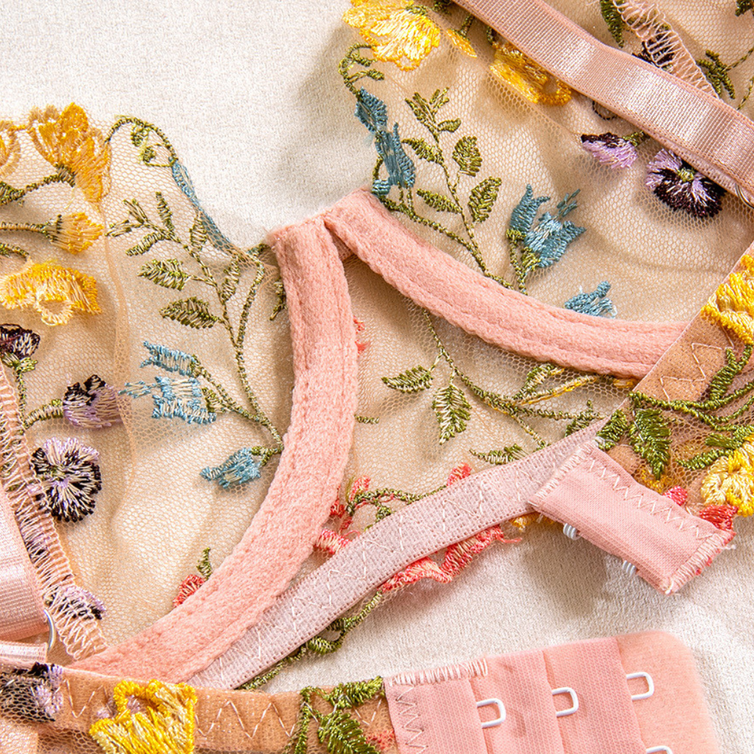 Embroidered Rush Two PieceΒ Set