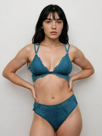 Opaline Whisper Blue Non-Padded Lingerie Set