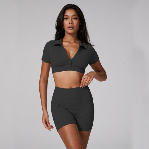 Polo Shirt Bra & Shorts