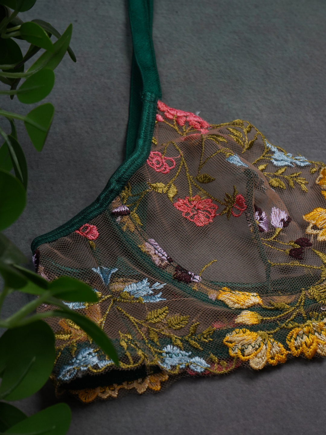 Embroidered Rush Two Piece Set