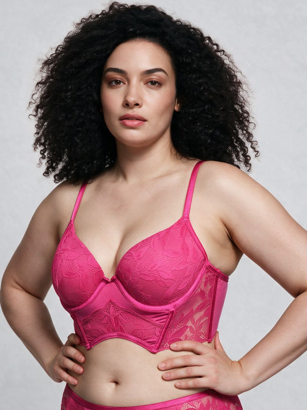 Muse Hour Pink Lace Push-Up Bra